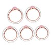 Healeved 1set Elegant Moonstone Rings for Women Promise Jewelry Present