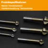 Countersink Set, 6 Pieces Countersink Metal, Countersink Set, Countersink Set,