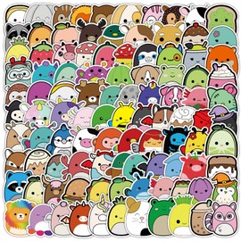 Cute Stickers Pack, 100 Pieces Kawaii Stickers, Cute Cartoon Graffiti Waterproof Vinyl Stickers for Laptop, Luggage, Skateboard, Teens