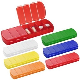 Seven Days Pill Box with 7 Compartments
