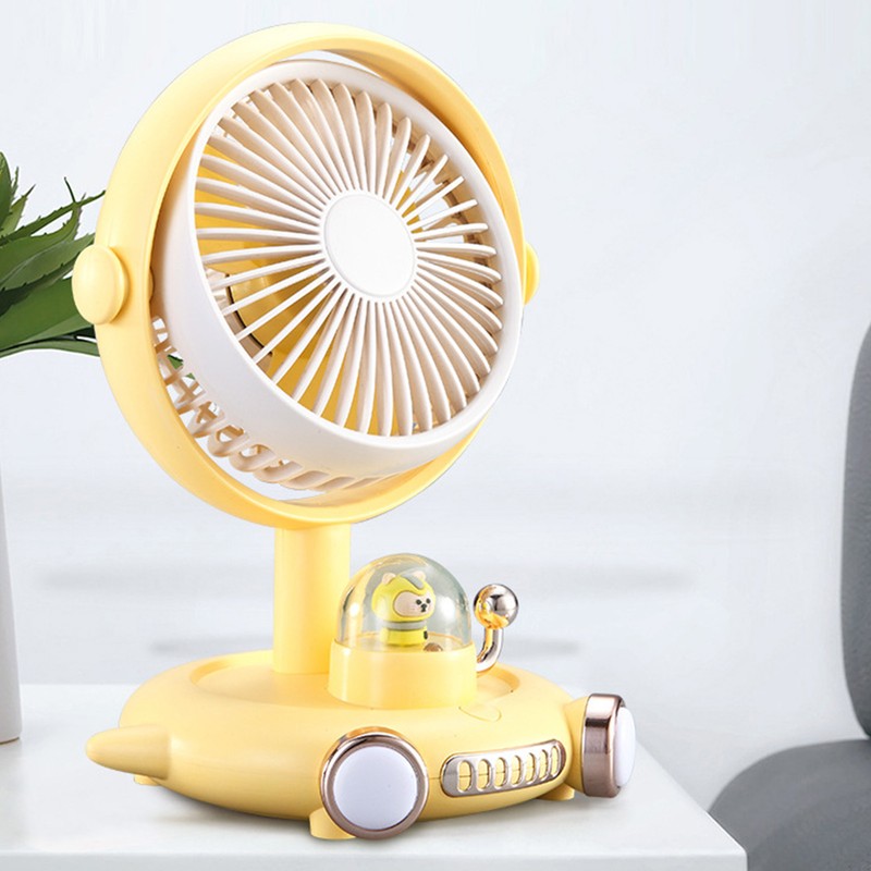 Cute Mini Handheld Fan Small Personal Desk Table Fan 1200mah