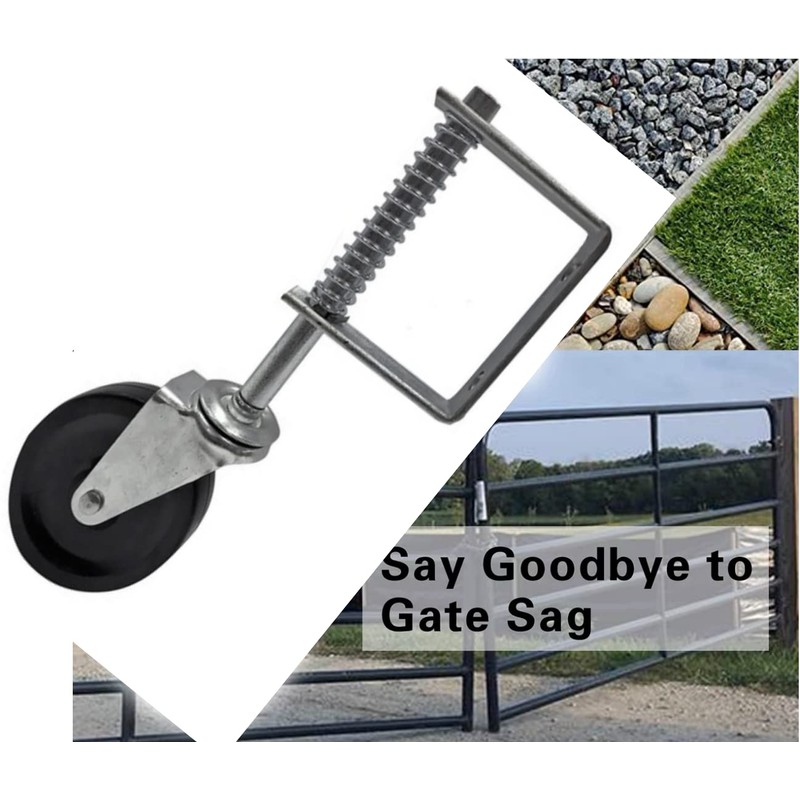 Gate Caster gate Wheel 4”, Heavy Duty Gate Caster Wheel