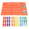Attendance Pocket Chart with Large Cards Daily Schedule Classroom Management