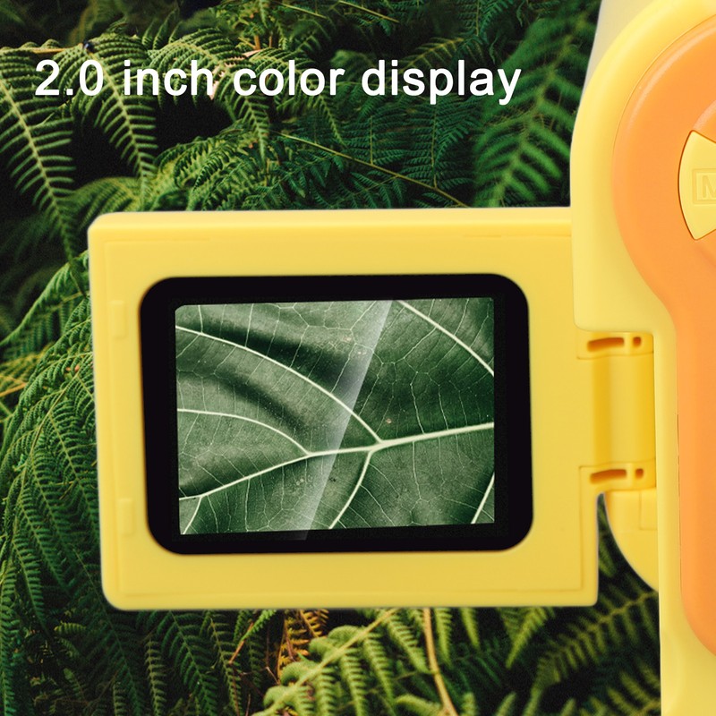 Kids Microscope Camera 2in Screen 1000X Magnification Adjustable LED 1080P