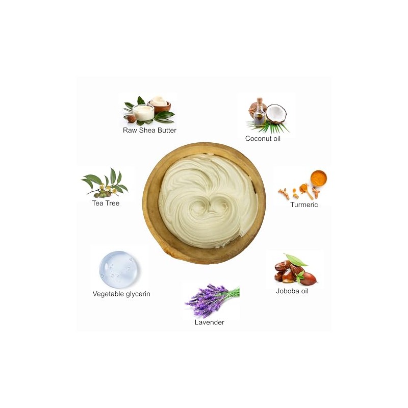 Manteca Corporal Natural De Karité Con Aceites Esenciales Naturales Para