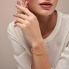 Yzytdgzy 14K Gold Bracelet For Women Layered Rope Bracelet For