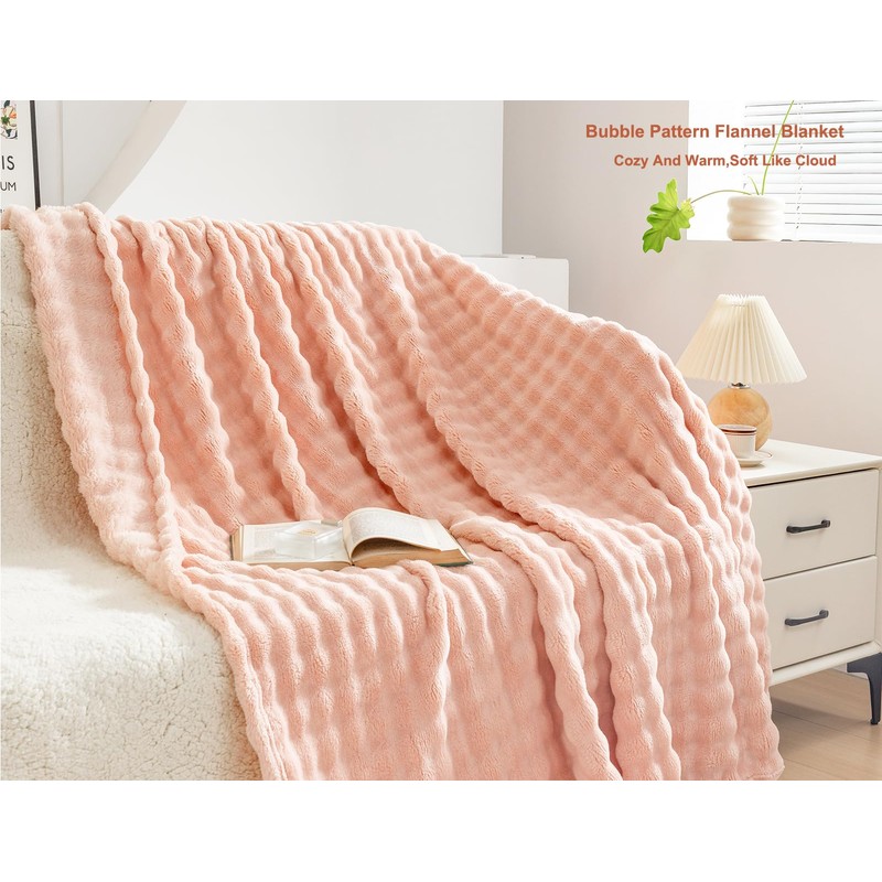 DuShow Fleece Throw Blanket,Soft Flannel Fluffy Cosy Warm Fleece Blanket,Perfect