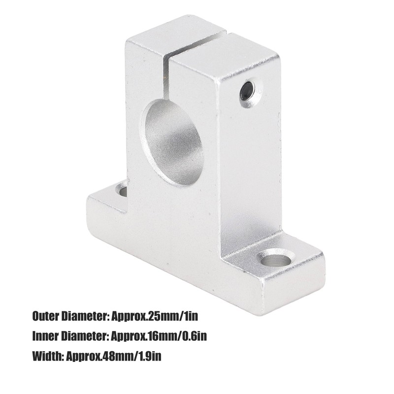 4 Pcs Rail Guide Support Aliminum Alloy Linear Motion Bracket