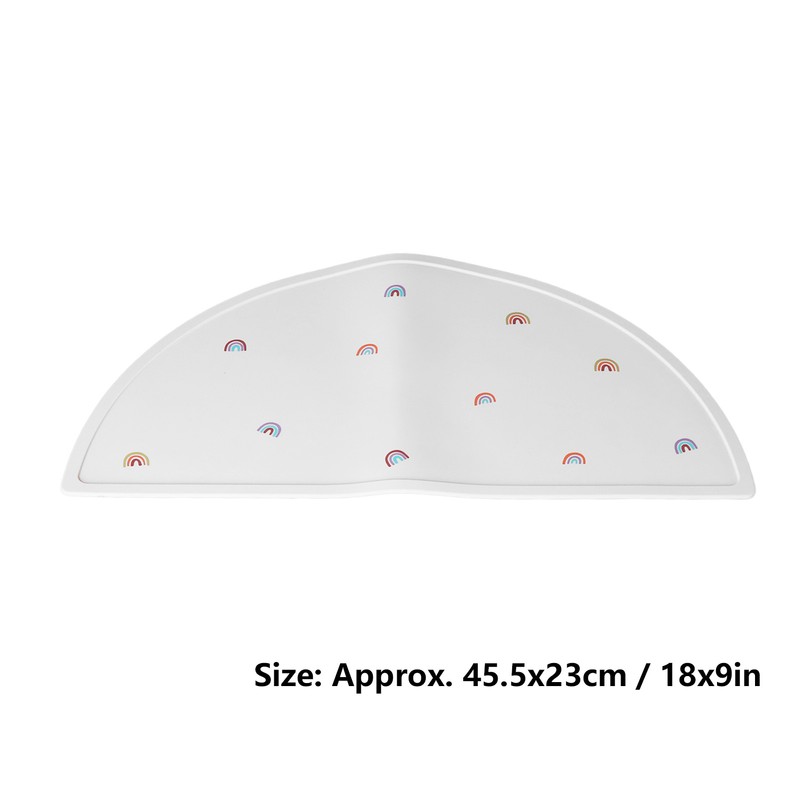 Kids Silicone Placemat Anti Slip Reusable Toddler Food Grade Silicone