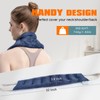 uncn Heating Pad for Neck Shoulders and Back Microwavable Wrap