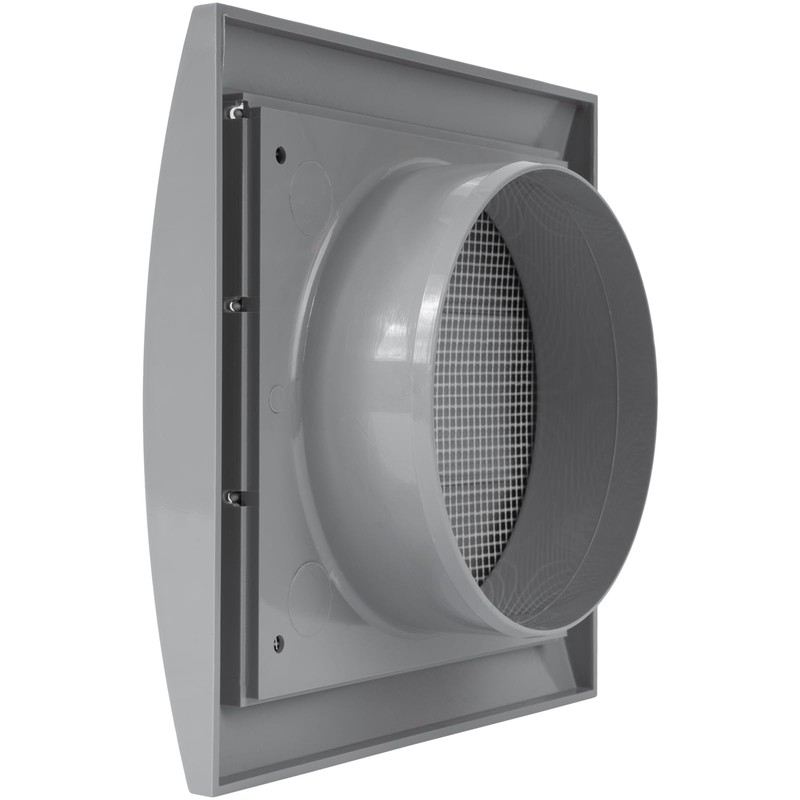 Vent Systems 100 mm (153 x 148) Grey Vent Cover