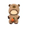 Capybara Animals Clothes for Doll, Crochet Cloth Set for 17cm