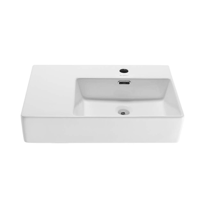 Swiss Madison SM-WS323 St. Tropez Wall Hung Sink with Right