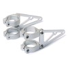 High Quality 39mm CNC Brushed Aluminium Fork Mounted Motorcycle Motorbike