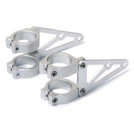 High Quality 39mm CNC Brushed Aluminium Fork Mounted Motorcycle Motorbike Headlight Brackets