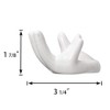 Dahey Air Plant Holder Cute Ceramic Mini Hand Shape Stand
