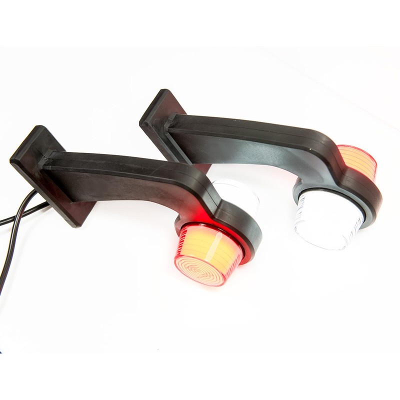 2 x LED Rubber Side Light 12 V 24 V