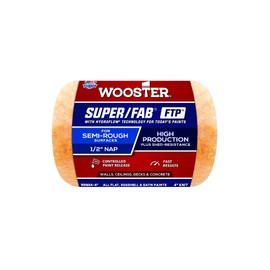 The Wooster Brush Company RR924-4 Super Fab FTP Roller Cover 1/2-Inch Nap