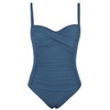 Hilor Women's One Piece Swimsuits Front Twist Bathing Suits Tummy