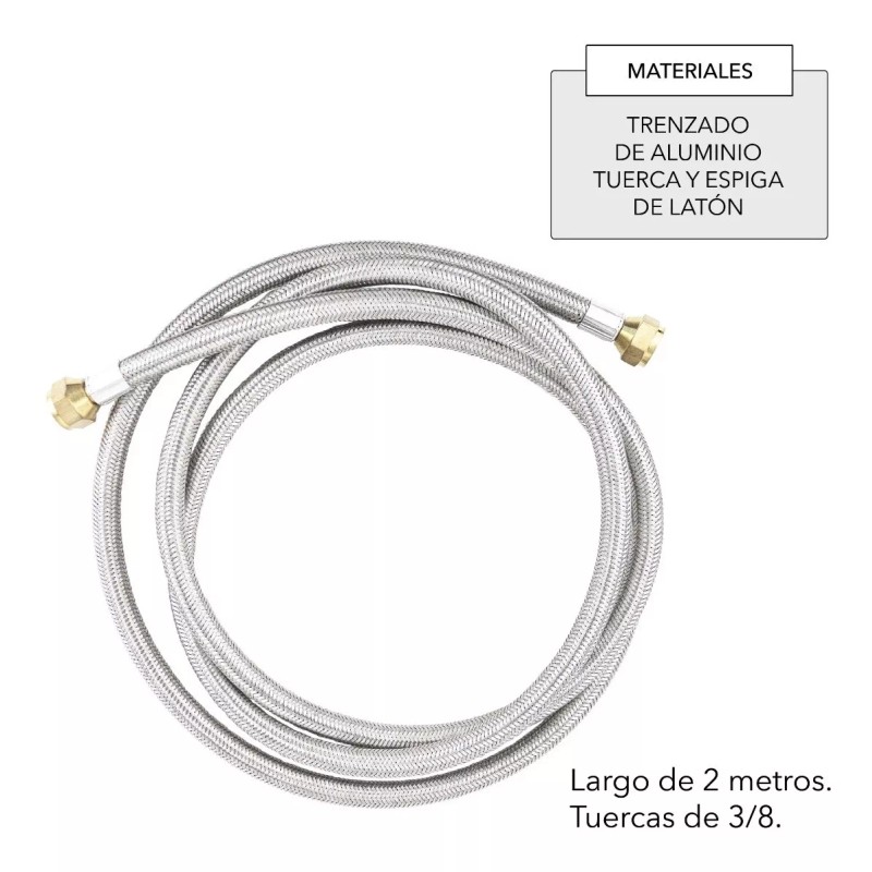 CNX Manguera Flexible De Uso General 3/8 X 3/8 X