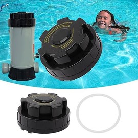 Chlorinator Cover, Easy Installation Tight Sealing Chlorinator Parts for Hayward CL220 Chlorinator Feeder Tight Sealing