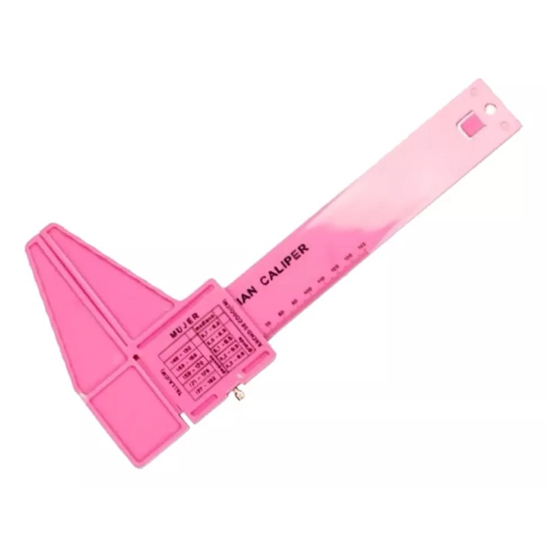 Fisiotools Kit Antropómetro Vitruvian Rosa Y Cinta Antropométrica Bl Ne