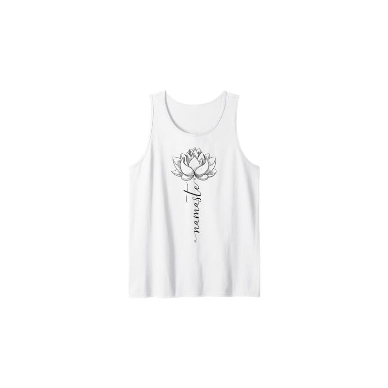 T-shirt regalo Namaste Flower Yoga Lover Kundalini Zen Canotta