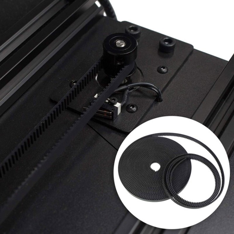 3D Print Open Timing Belt Flexible Stable Low Noise Wear