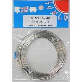 [Tin Plated Wire] Tin-plated Soft Copper Wire TCW (TAC) 0.02 inch (0.5 mm) 32.8 ft (10 m)