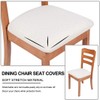 smiry Stretch Chair Seat Covers for Dining Room, Jacquard Dining