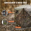 VEVOR Hunting Blind, 270° See Through Ground Blind, Portable Resilient