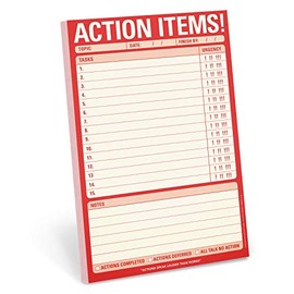 NOT A BOOK: Knock Knock Action Items! Knock Knock Pad