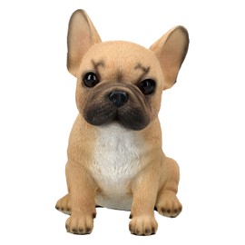 Figuren Shop GmbH French Bulldog Puppy Ornament - Dog Figurine Animal Bully Statue Collectible Figurine 16cm Height