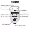 Digital PD Meter, Optical Digital Pupilometer with LCD Display Optical