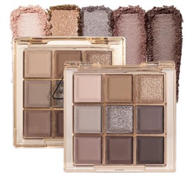CAKAILA Paleta de Sombra de Ojos 9Colors Nude, Sombra de Ojos Color Topo Bronce Marrón Mate Crema, Paleta de Sombra de Ojos Neutra Natural de Alta... 