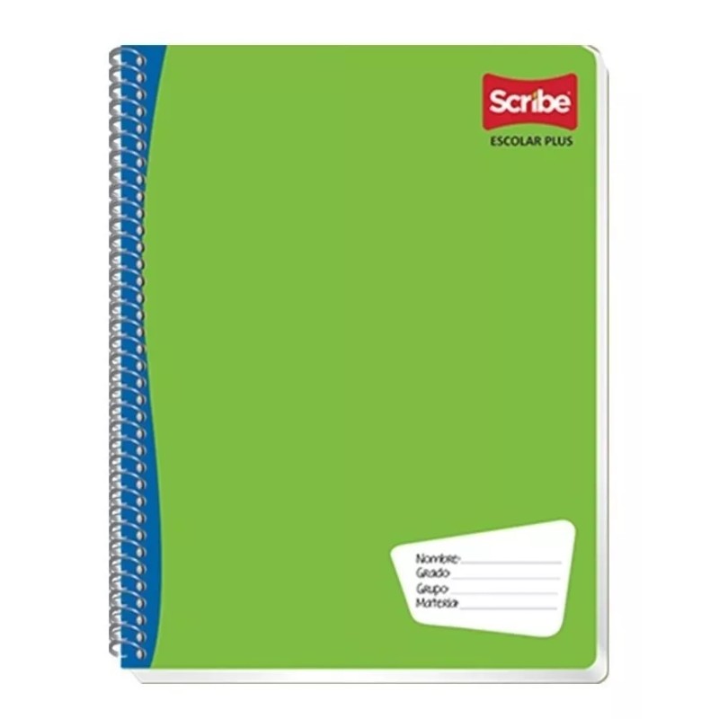 Scribe Escolar Plus Cuaderno Pro 100h Cuadro Chico Pack De