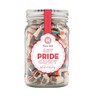 Pride Rainbow Art Candy in Decorative Mason Jar, Fruit Punch