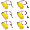 6pcs TT Motor DC Electric Motor 3V-6V Dual Shaft Geared
