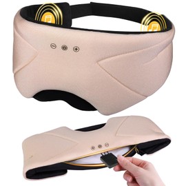 LC-dolida Bluetooth Sleep Mask with Headphones for Women & Men, Total Blackout Sleep Eye Mask with Zipper Soft Sleeping Headphones Eye Mask for Sleeping,All Night Comfort for Travel, Bed