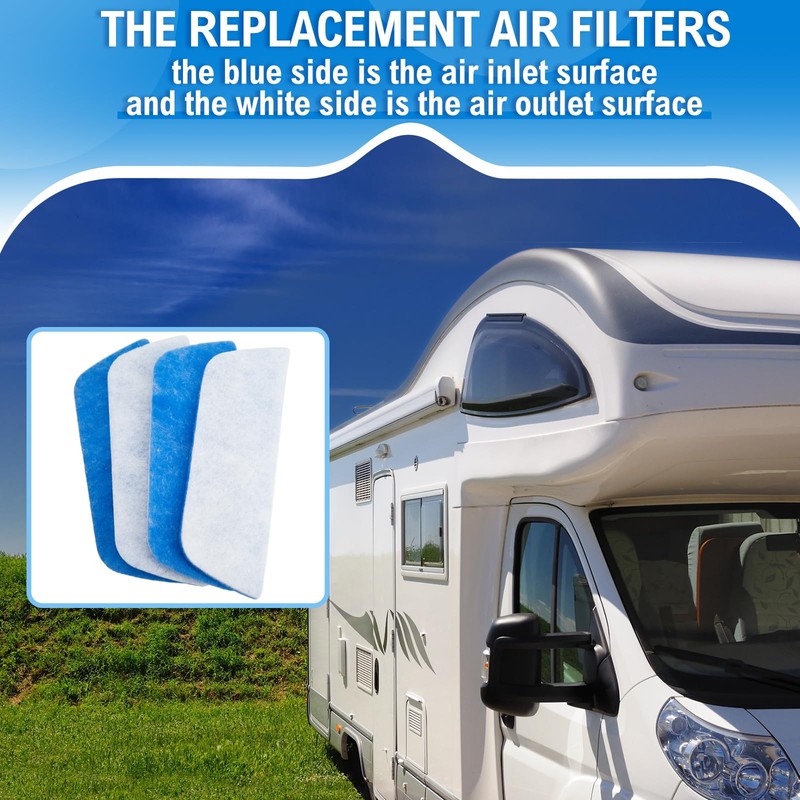 Ziliny 10 Pack RV AC Filters for Air Conditioner Vent