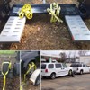 2Pc Tow Dolly Basket Straps with Flat Hook for 14"-17"