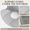 Bed Sheet Holders, 4 Pack, Corner Grippers with Clear Securing