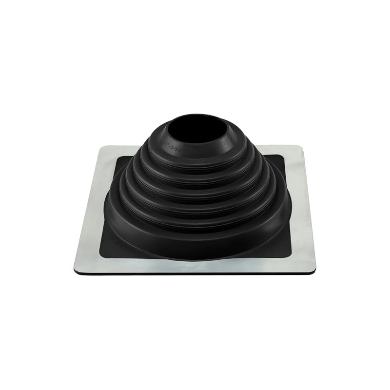 Water-Tite 81460#4 Metal Roof Flashing, 9-3/4-by-9-3/4-Inch Square Base with EPDM