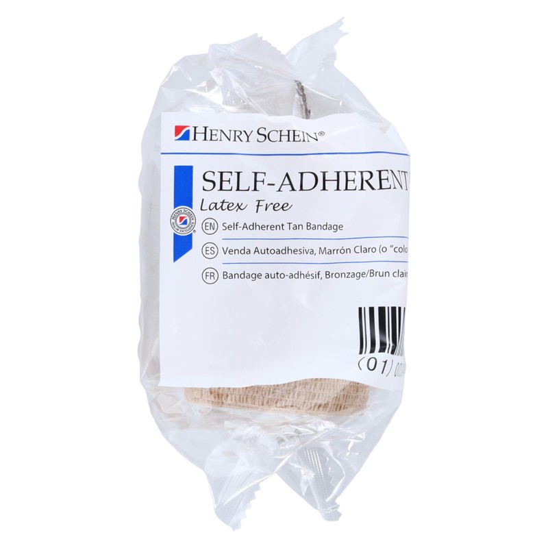 Henry Schein Premium Self-Adherent Elastic Bandage Wrap – 3" x