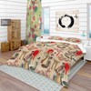 DesignQ 'Japanese Geishas & Dragons' Oriental Duvet Cover Set