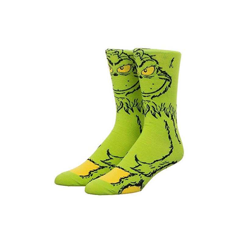 The Grinch Cartoon Character Unisex Crew Socks