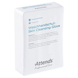 ATTENDS Professional Care Wash Gloves, Pack of 50