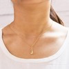 Philip Jones Gold Plated Teardrop Necklace