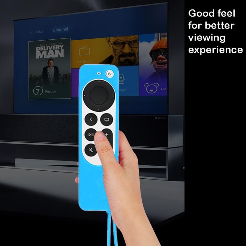 [2 Pack] Remote Cover Case for Apple TV 4K Siri
