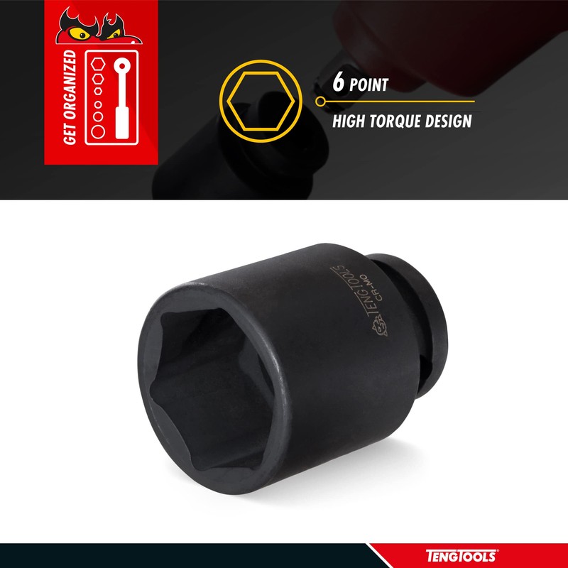 Teng Tools 1-1/16 Inch DIN 6 Point SAE Shallow/Regular 1/2